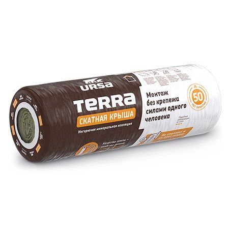 Теплоизоляция Ursa Terra Скатная крыша, 3000х1200х200мм (3,6м2)