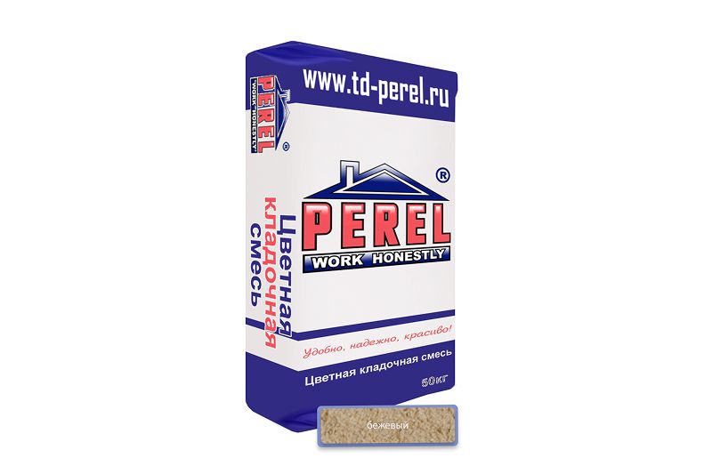«Perel VL», применяются для кладки кирпича с водопоглощением от 5 до 17 %. (ручная формовка)0220 бежевая