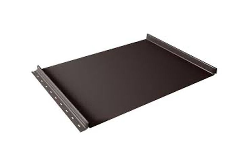 Кликфальц Grand Line 0,5 Drap TX с пленкой на замках RAL 8017 шоколад