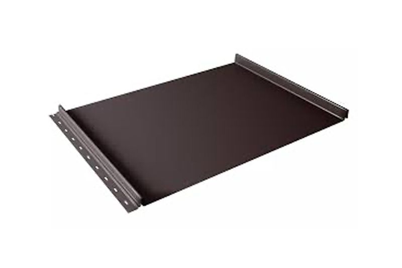 Кликфальц Grand Line 0,5 Satin с пленкой на замках RAL 8017 шоколад