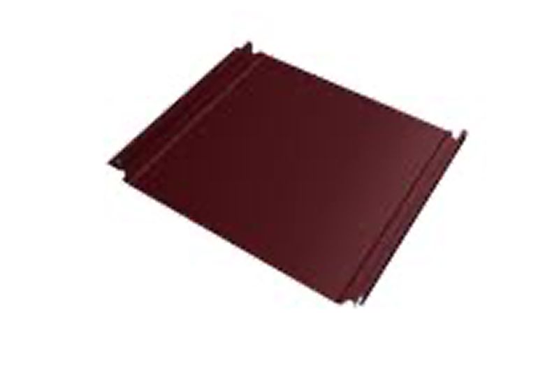 Кликфальц Grand Line 0,5 Satin Matt с пленкой на замках RAL 3005 красное вино