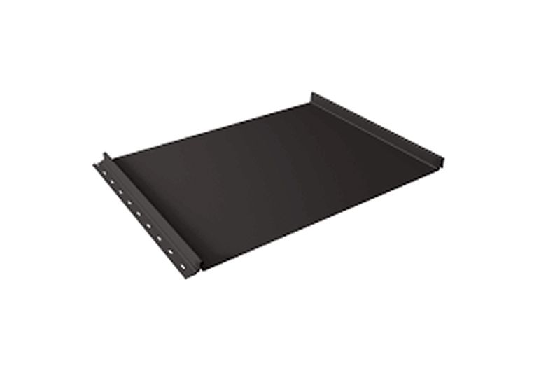 Кликфальц Grand Line 0,45 PE с пленкой на замках RR 32 темно-коричневый