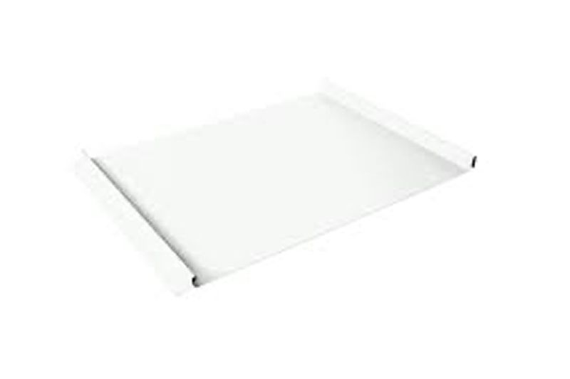 Кликфальц Line Grand Line 0,45 Drap с пленкой на замках RAL 9003 сигнальный белый