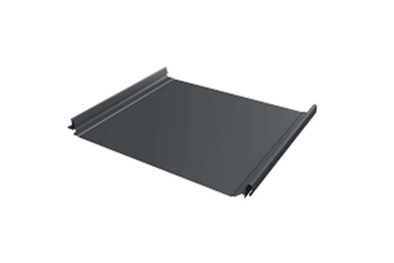 Кликфальц Line Grand Line 0,45 Drap ST с пленкой на замках RAL 6005 зеленый мох