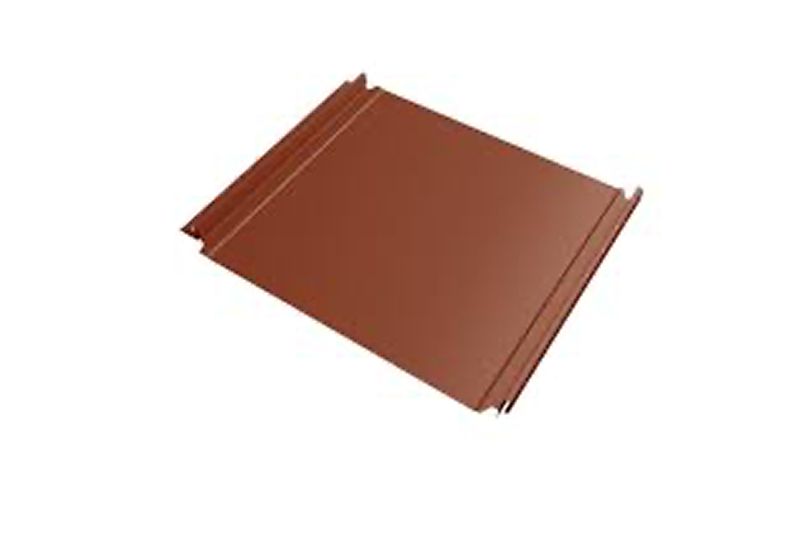 Кликфальц Line Grand Line 0,5 Rooftop Бархат с пленкой на замках RAL 8017 шоколад