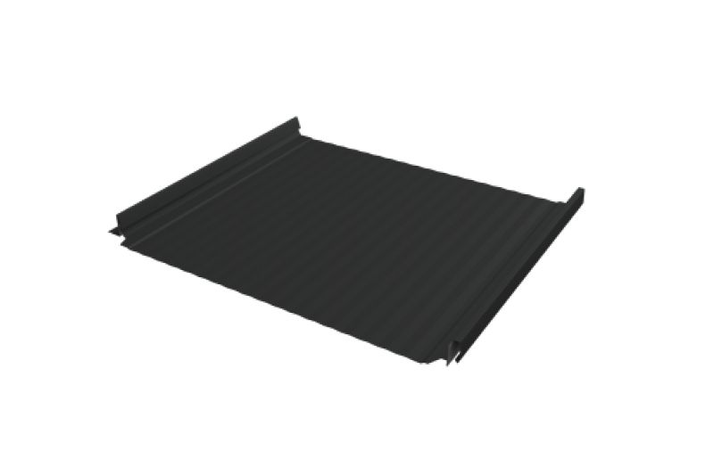 Кликфальц Pro Gofr Grand Line 0,45 Drap с пленкой на замках RAL 7016 антрацитово-серый