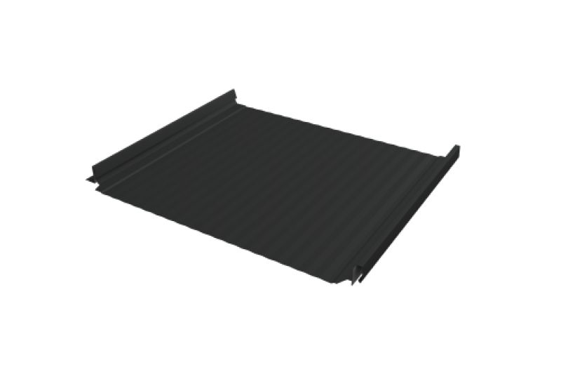 Кликфальц Pro Gofr Grand Line 0,5 Drap с пленкой на замках RAL 7016 антрацитово-серый