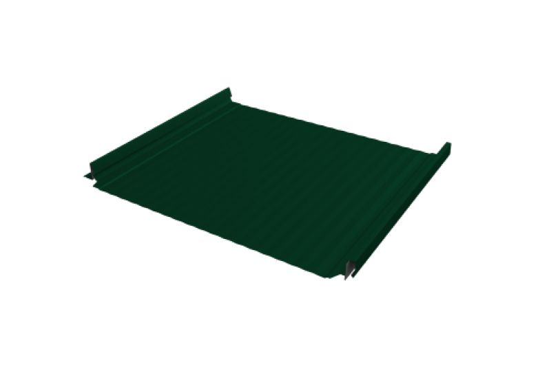 Кликфальц Pro Gofr Grand Line 0,45 Drap TR с пленкой на замках RAL 6005 зеленый мох