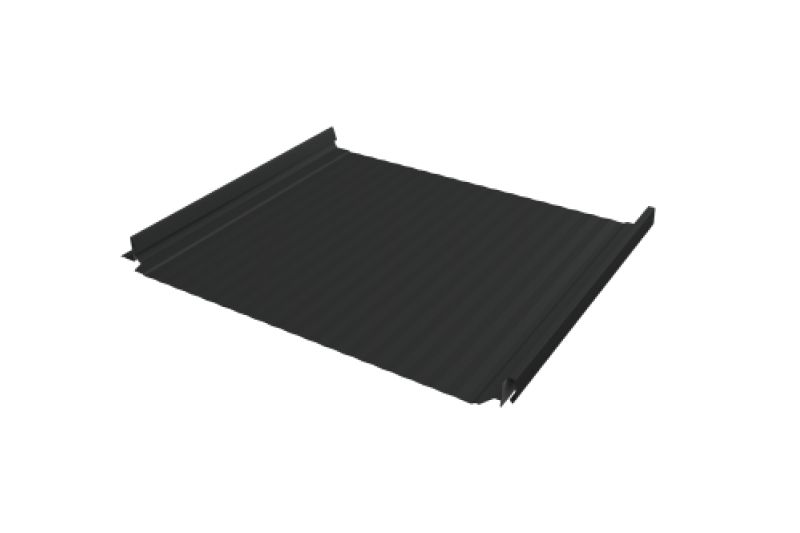 Кликфальц Pro Gofr Grand Line 0,45 Drap TR с пленкой на замках RAL 7016 антрацитово-серый