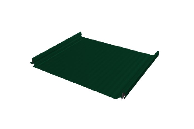 Кликфальц Pro Gofr Grand Line 0,5 Satin Matt с пленкой на замках RAL 6005 зеленый мох