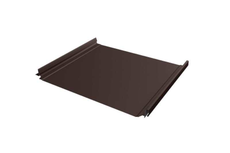 Кликфальц Pro Line Grand Line 0,45 Drap TR с пленкой на замках RAL 8017 шоколад