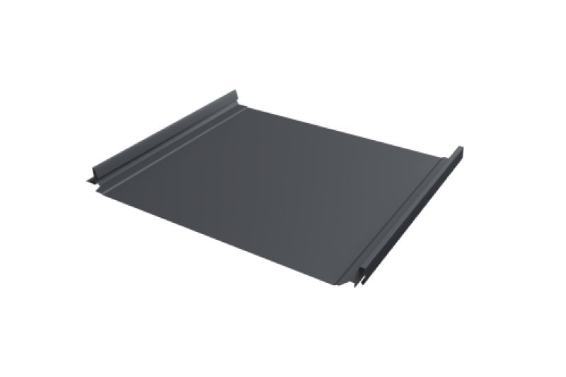 Кликфальц Pro Line Grand Line 0,5 Satin с пленкой на замках RAL 7024 мокрый асфальт