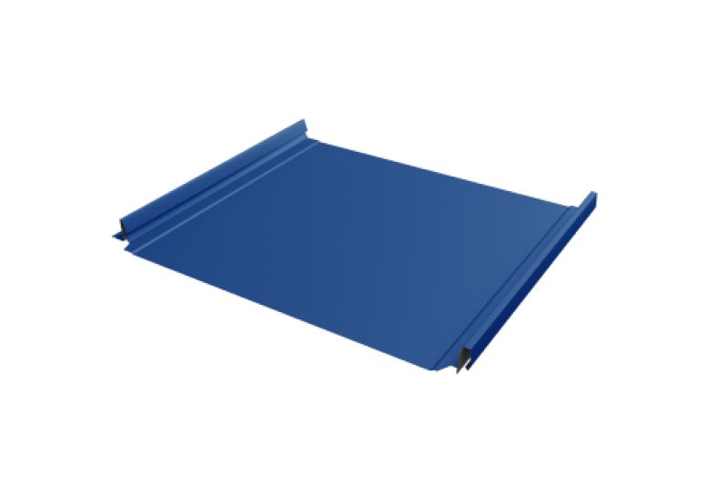 Кликфальц Pro Line Grand Line 0,45 PE с пленкой на замках RAL 5005 сигнальный синий