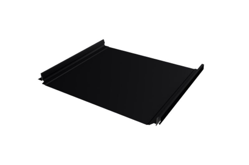 Кликфальц Pro Line Grand Line 0,45 PE с пленкой на замках RAL 9005 черный