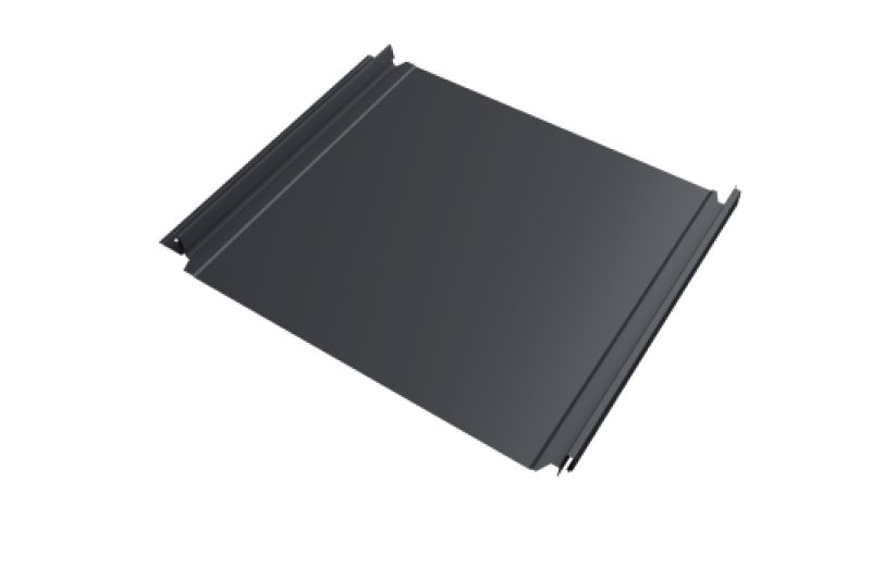 Кликфальц Double Pro  Line Grand Line 0,5 Velur X с пленкой на замках RAL 7024 мокрый асфальт