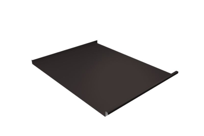 Фальц двойной стоячий Line  Grand Line 0,45 Drap ST с пленкой на замках RAL 9005 черный