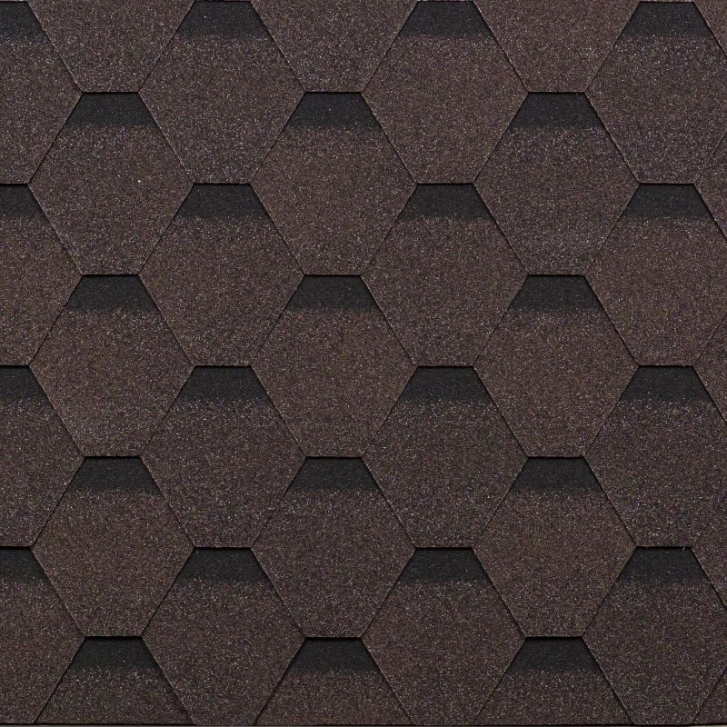 Гибкая черепица Shinglas (Шинглас) Кадриль Финик