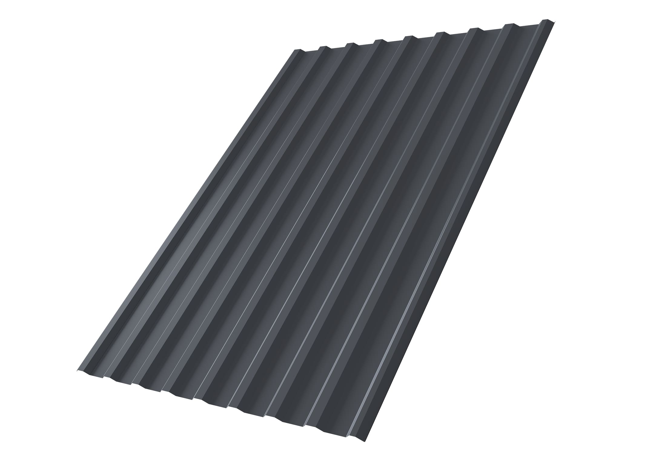 Профнастил С20R 0,5 Atlas X RAL 7024 мокрый асфальт