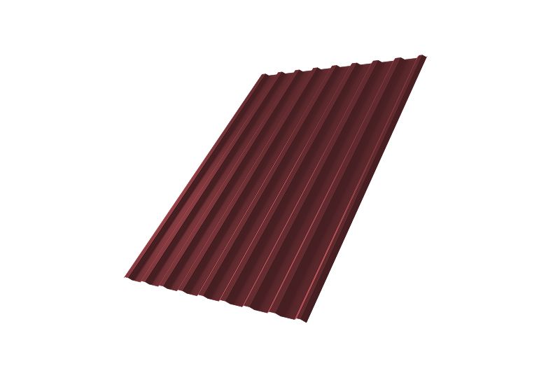Профнастил С20R 0,45 Drap RAL 3005 красное вино