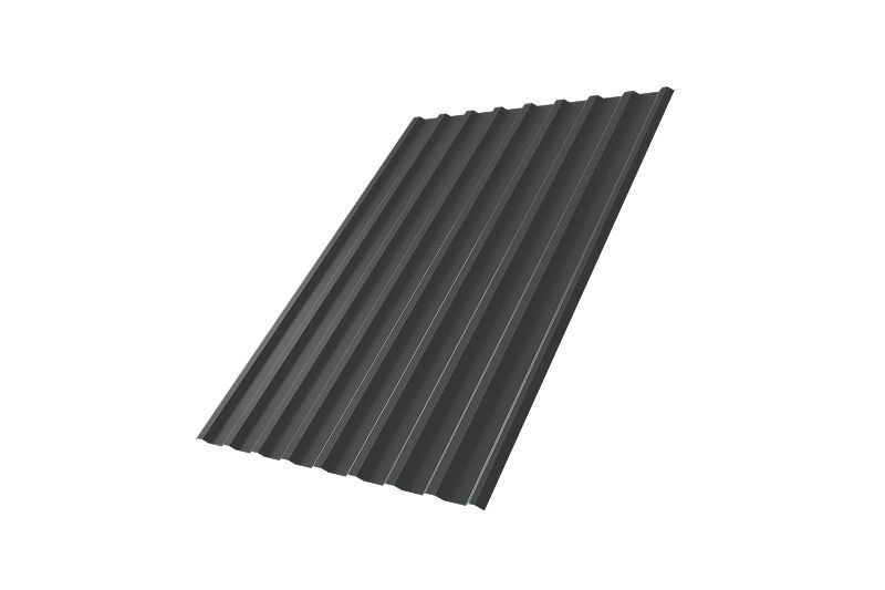 Профнастил С20R 0,5 Drap TX RAL 7016 антрацитово-серый