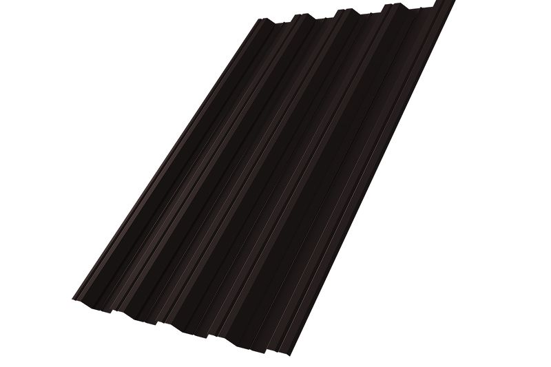 Профнастил НС44R Grand Line 0,5 PurPro RAL 9005 черный