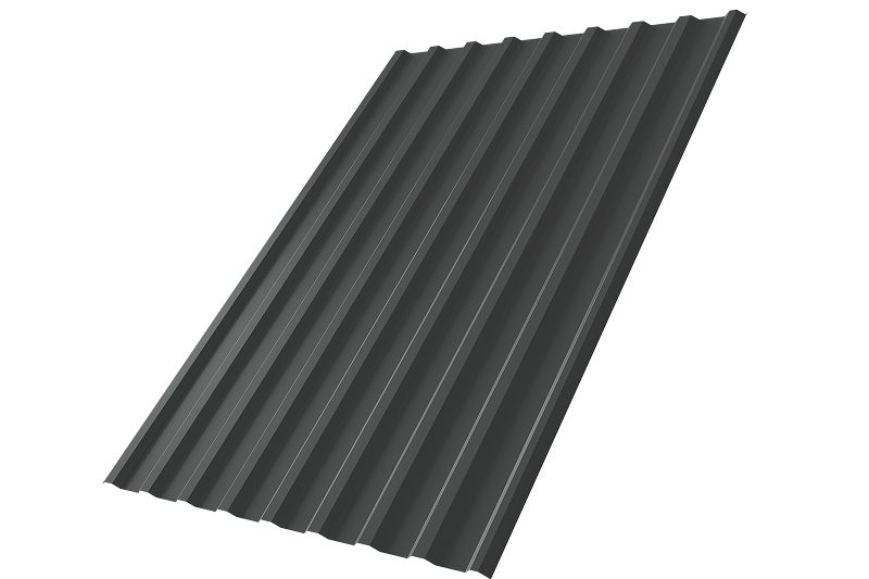 Профнастил С20R 0,5 Satin RAL 7016 антрацитово-серый