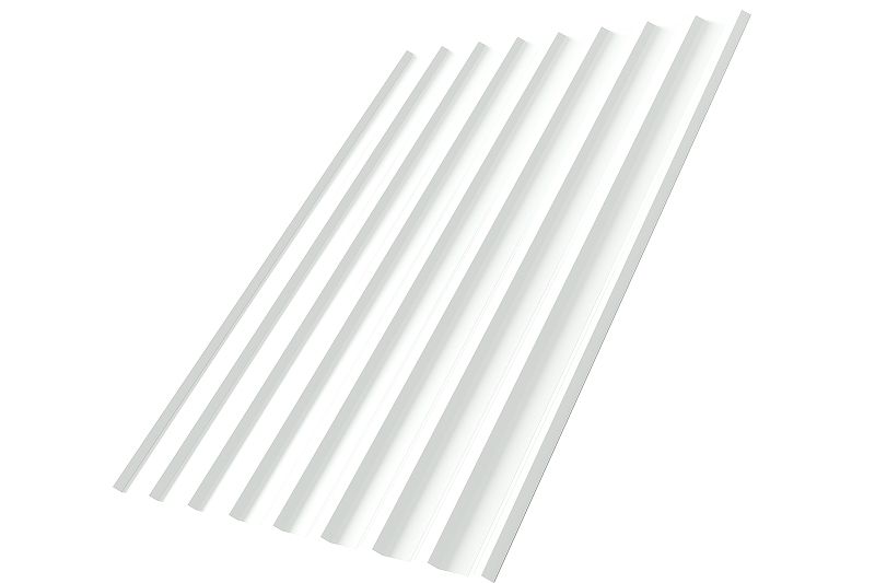 Профнастил С21R 0,4 PE RAL 1014 слоновая кость