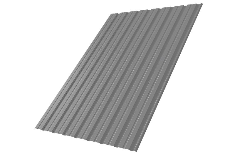 Профнастил С10R 0,5 PE RAL 7004 сигнальный серый