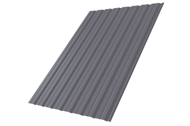 Профнастил С10R 0,7 PE RAL 7004 сигнальный серый