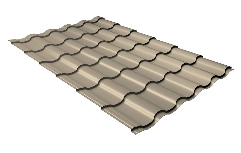 Профиль волновой Kredo 0,45 Drap TX RAL 1015 светлая слоновая кость