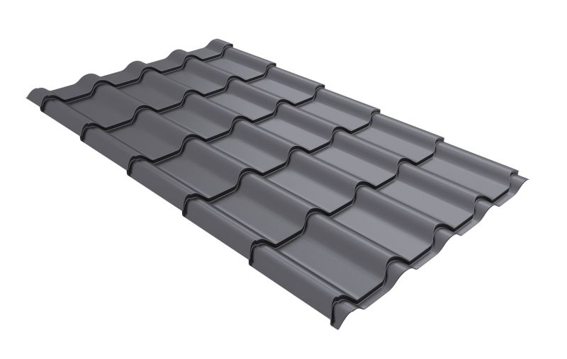 Профиль волновой  Kamea 0,45 PE RAL 7004 сигнальный серый