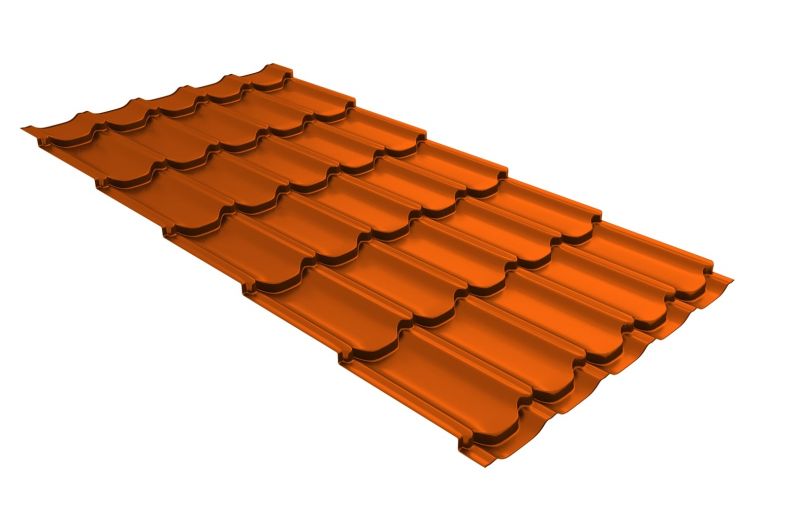 Профиль волновой Kvinta Plus 0,45 PE RAL 2004 оранжевый