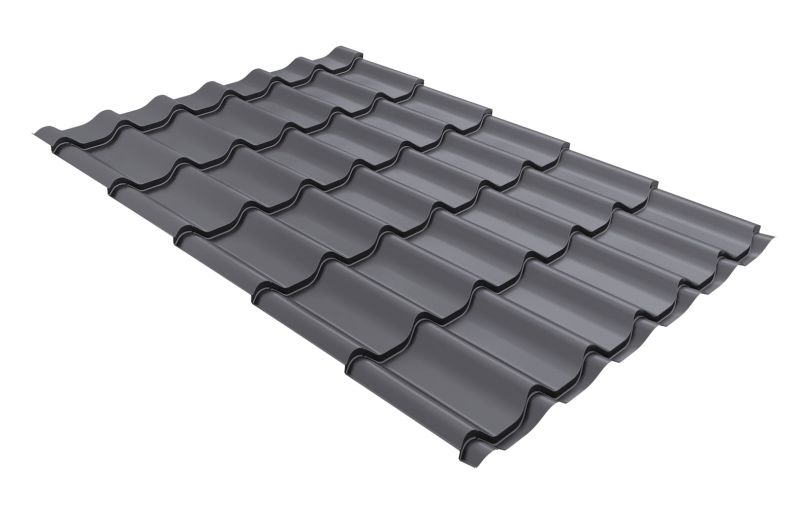 Профиль волновой Classic 0,5 PE RAL 7004 сигнальный серый