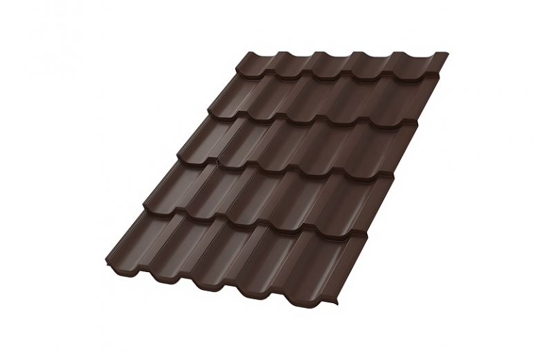 Металлочерепица МП Трамонтана-X (PURETAN-20-8017-0.5)