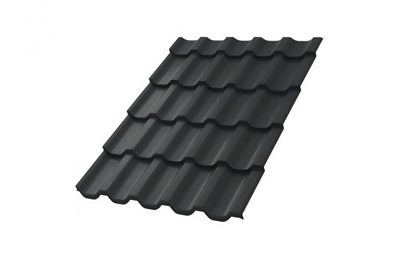 Металлочерепица МП Трамонтана-S (PureTech Mat-20-7024-0.5)