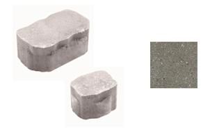 Плитка тротуарная ВЫБОР комплект из 2 видов плит Арена Б.1.АР.6 гладкий цвет серый