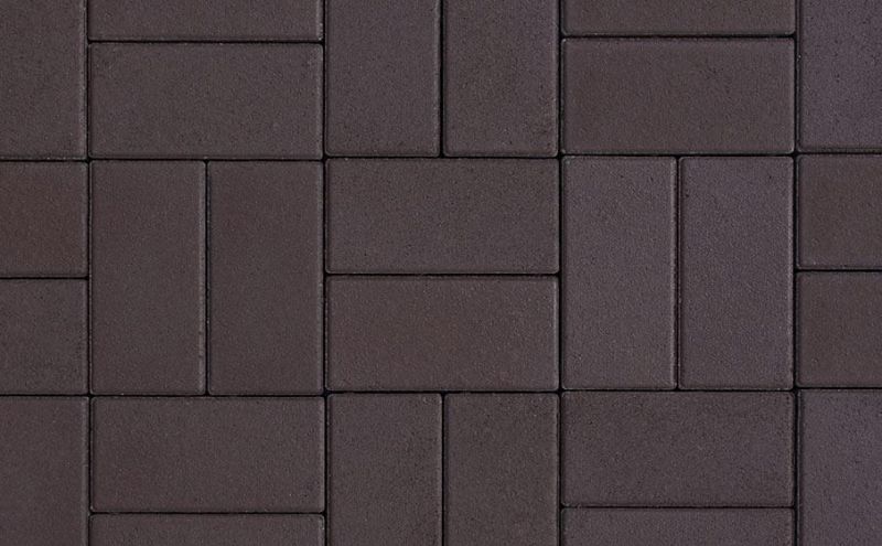 Плитка тротуарная ВЫБОР ЛА-Линия А.2.П.4 гладкий цвет коричневый 200*100*40 мм