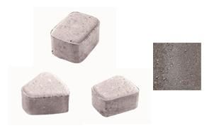 Плитка тротуарная ВЫБОР комплект из 3 видов плит Классико Б.2.КО.6 гладкий цвет коричневый