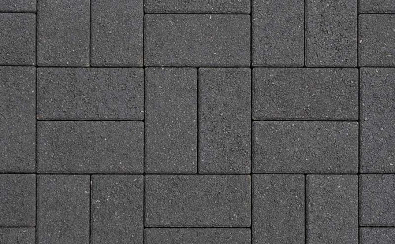 Плитка тротуарная ВЫБОР ЛА-Линия А.2.П.4 гранит цвет черный 200*100*40 мм