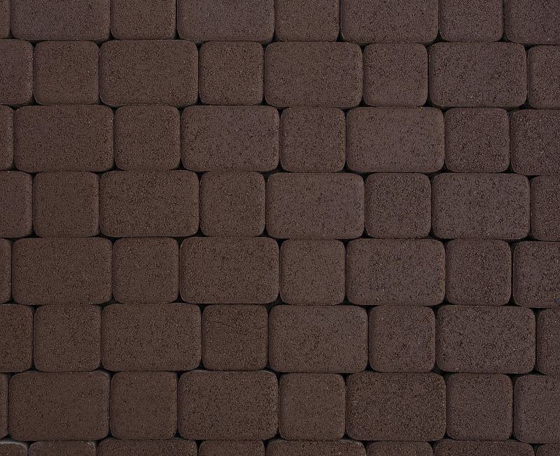 Плитка тротуарная ВЫБОР комплект из 2 видов плит Классико Б.1.КО.6 гранит цвет коричневый