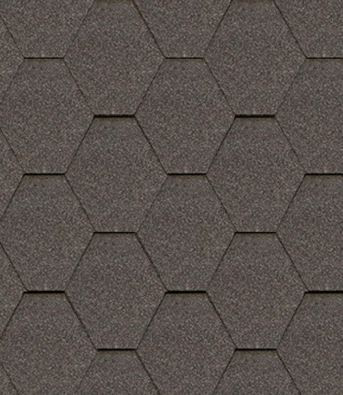 Гибкая черепица Docke / Деке PIE PREMIUM ШЕФФИЛД,Мокко