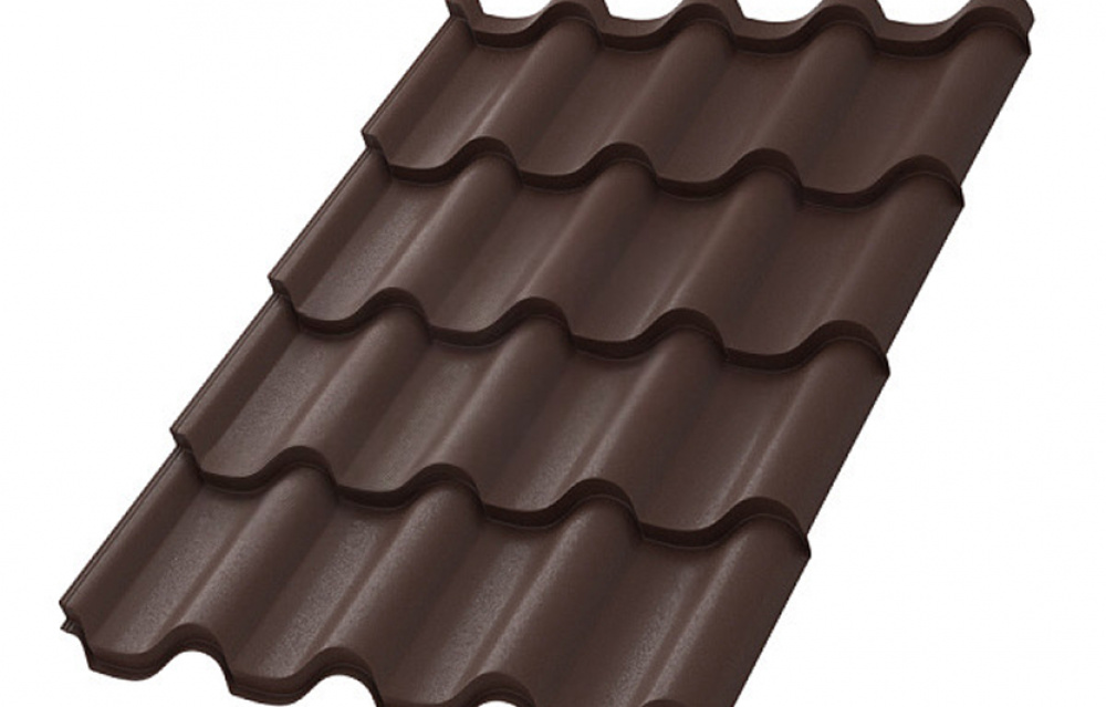 Металлочерепица МП Монтерроса-M (MattMP-20-8017-0.5)