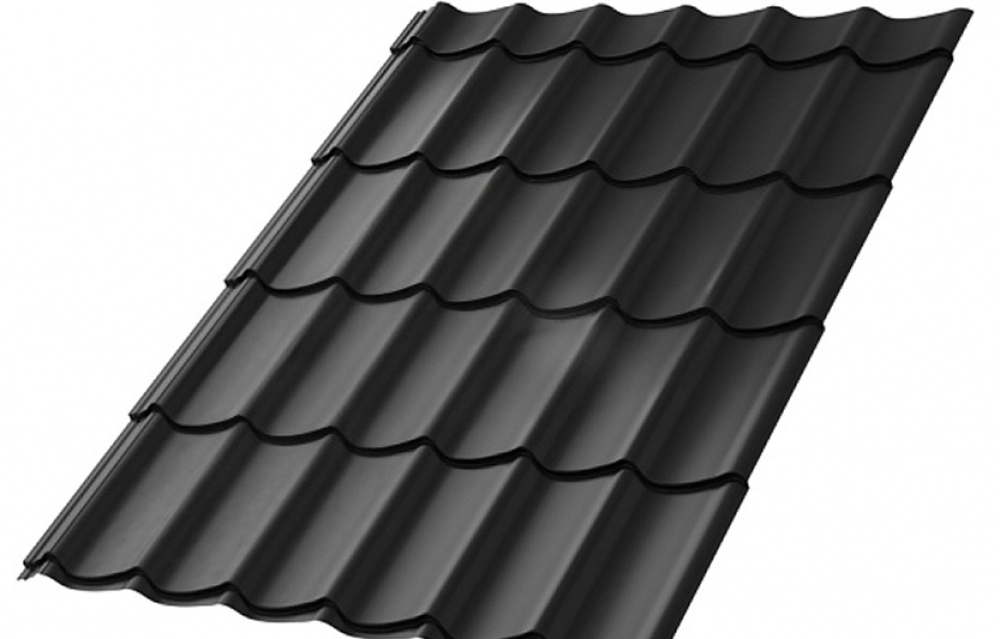 Металлочерепица МП Ламонтерра NormanMP (ПЭ-01-9005-0.5)