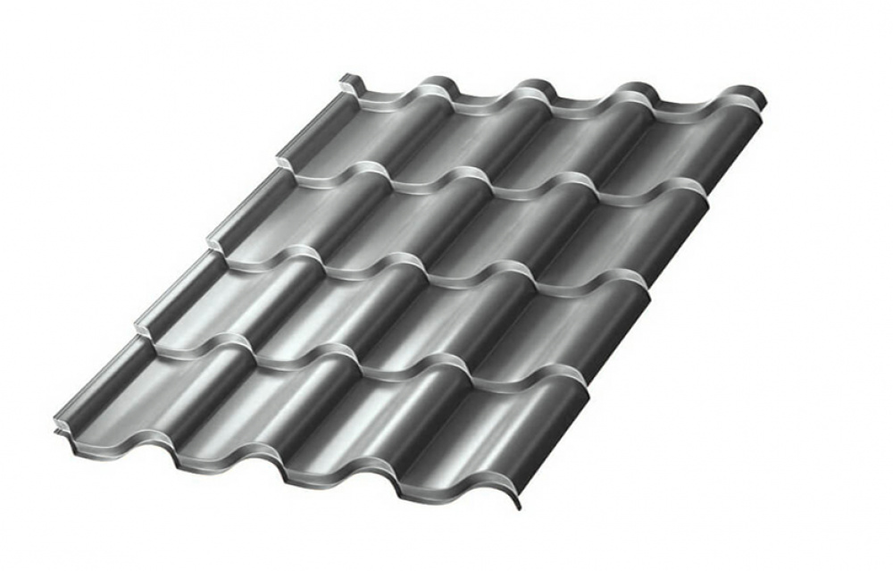 Металлочерепица МП Монтерроса-XL NormanMP (ПЭ-01-9006-0.5)