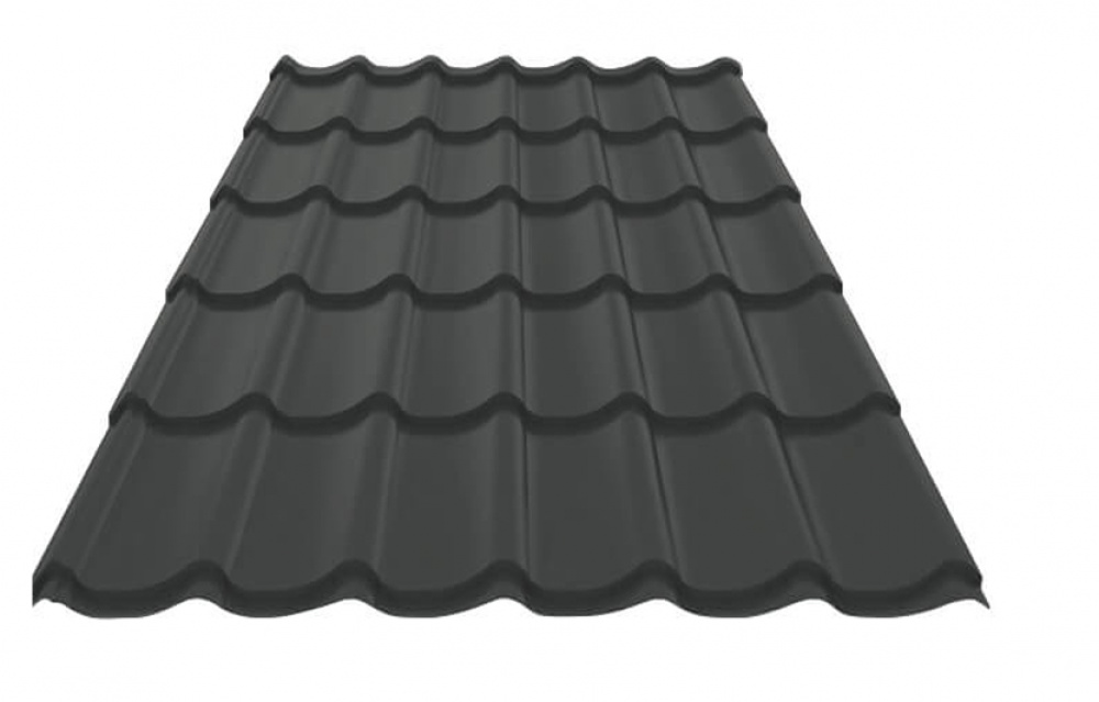 Металлочерепица МП Трамонтана-M NormanMP (ПЭ-01-7016-0.5)