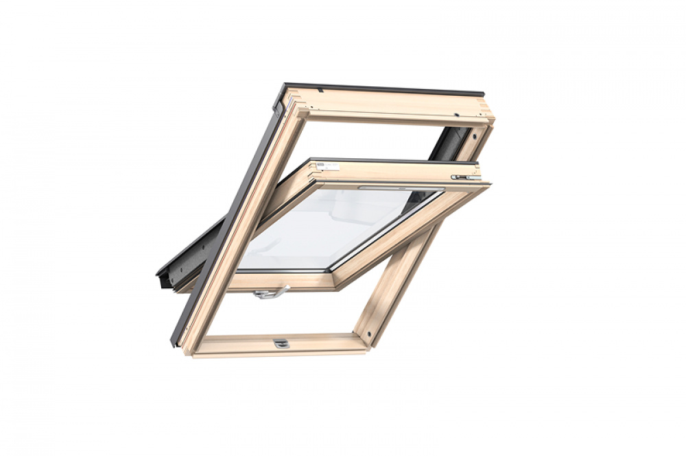 Мансардное окно Велюкс КОМФОРТ ПЛЮС Дерево GLL MK06 1061, 78х118