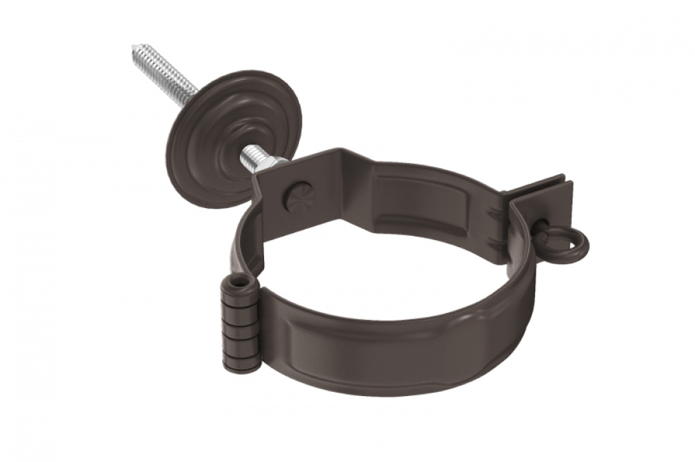 Водосточная система Aquasystem PU Хомут трубы под метиз, 90/125 RR32