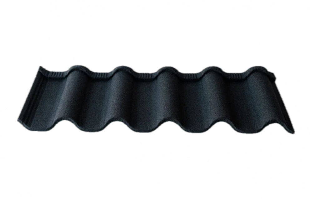 Композитная черепица TimsTile Грув 1340*420 мм Черный (15)