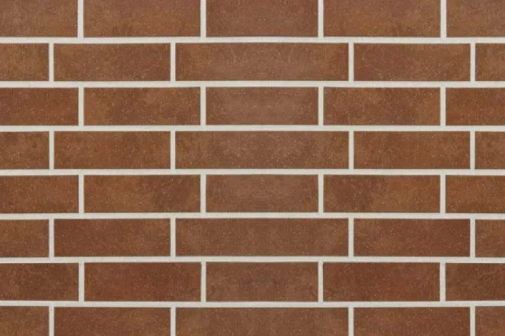 Клинкерная плитка Stroeher Keravette Shine 841 rosso рельефная NF8, 240*71*8 мм