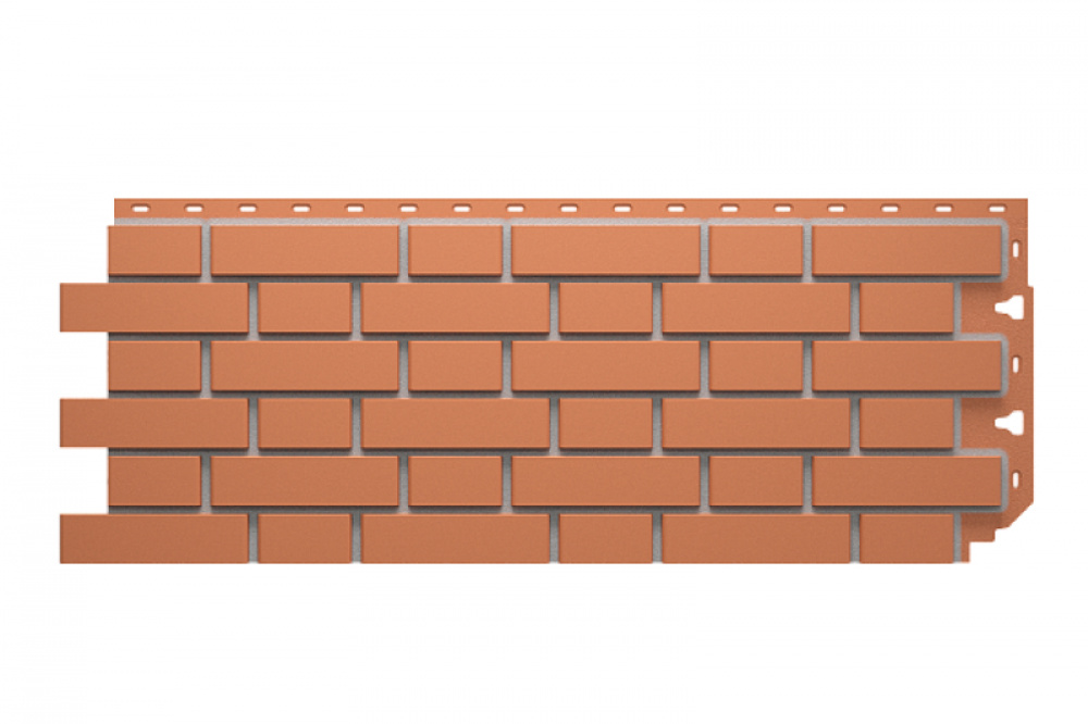 Фасадная панель Docke STANDARD ФЛЕМИШ, Красный